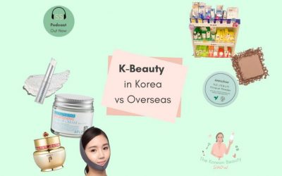 K-Beauty in Korea versus Overseas