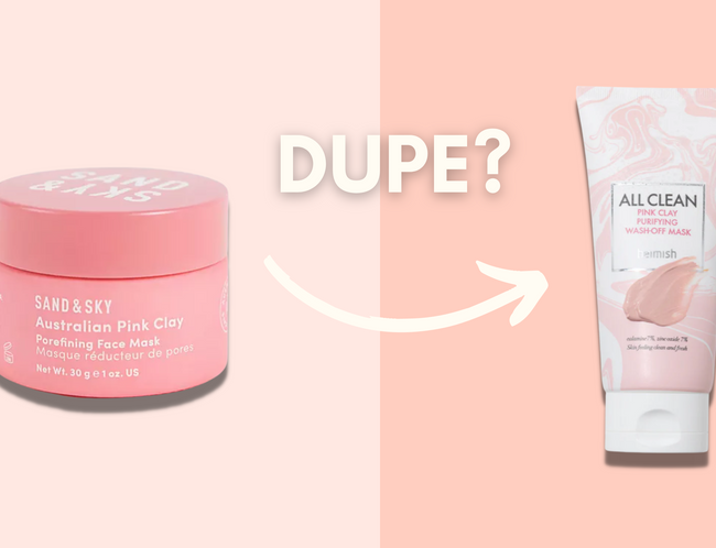 K-Beauty Dupe For Sand & Sky Pink Clay Mask