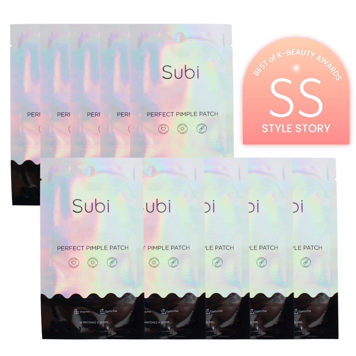 Subi Perfect Pimple Patch Set of 10