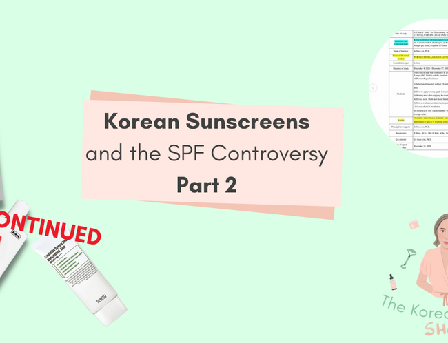 Korean Sunscreens & the SPF Controversy Part 2 - Ep 90