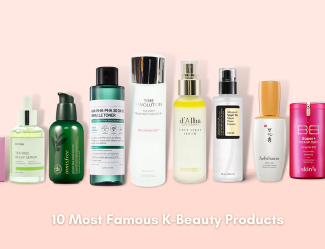 The Ten Most Famous Korean Skincare Products