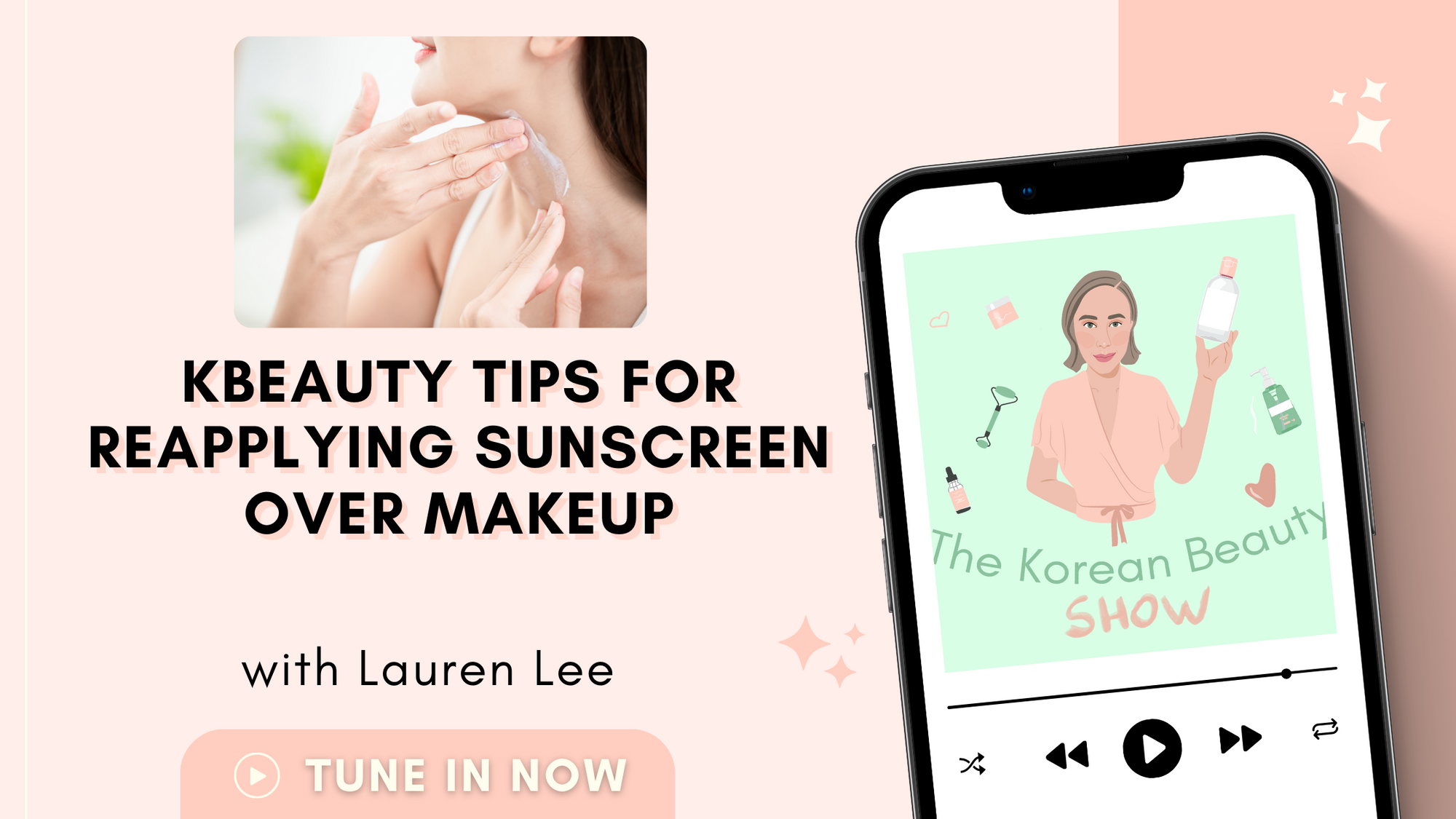 Kbeauty Tips for Reapplying Sunscreen Over Makeup