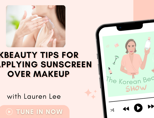 Kbeauty Tips for Reapplying Sunscreen Over Makeup