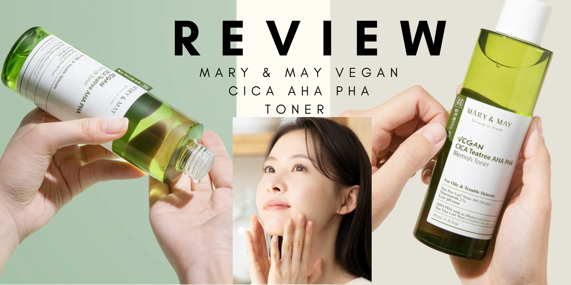 Mary & May Vegan Cica AHA PHA Toner Review