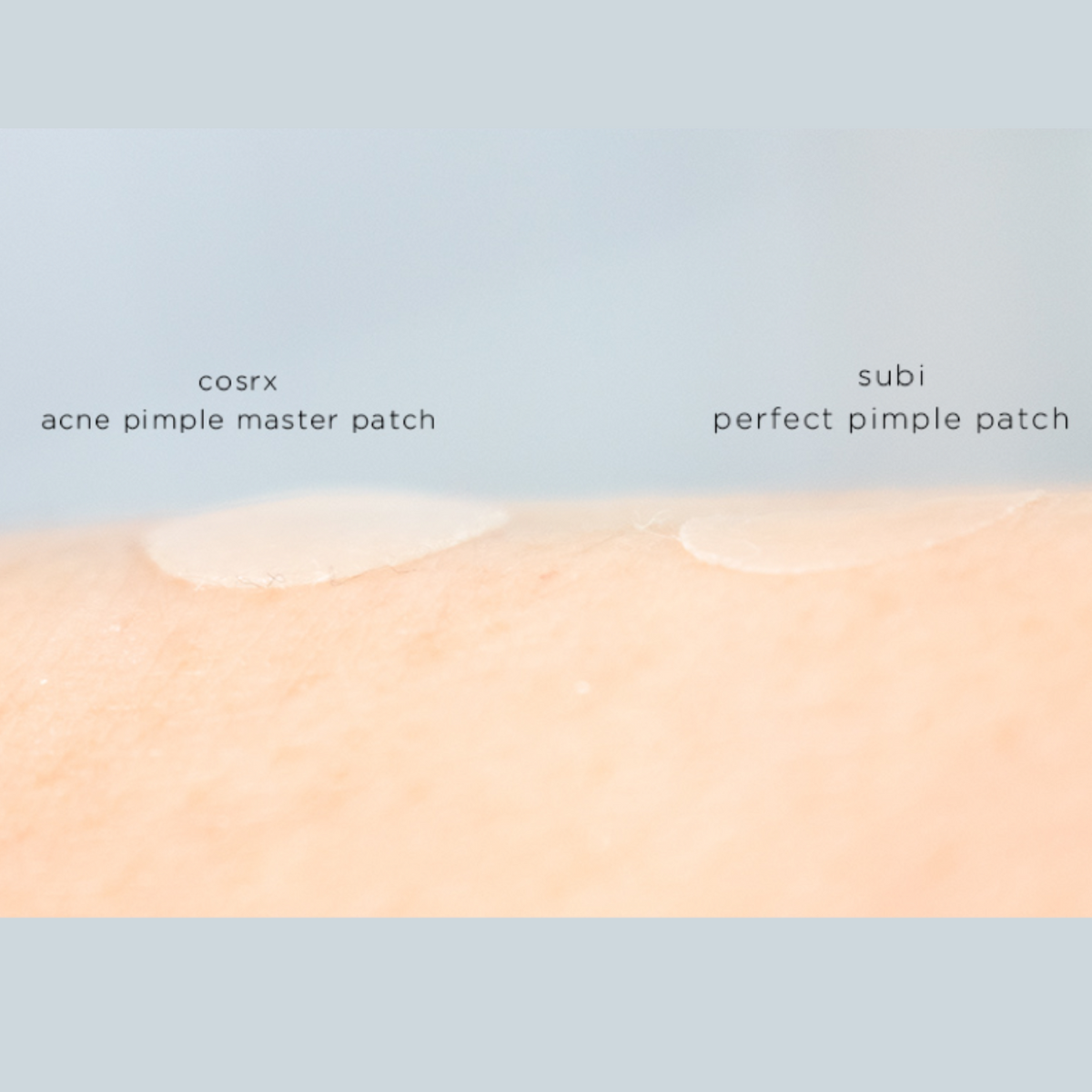 COSRX Acne Pimple Patches vs Subi Pimple Patches