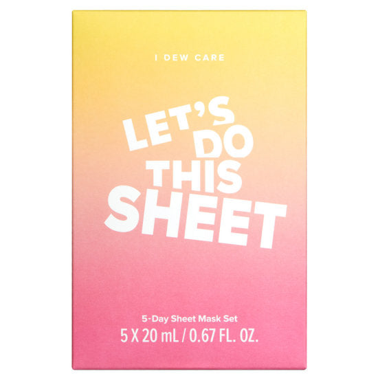 I Dew Care Let's Do This Sheet