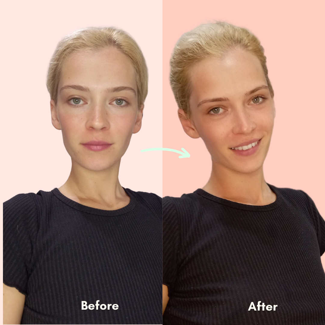 Before and After Cinnamon Toast Sugar Scrub Foam