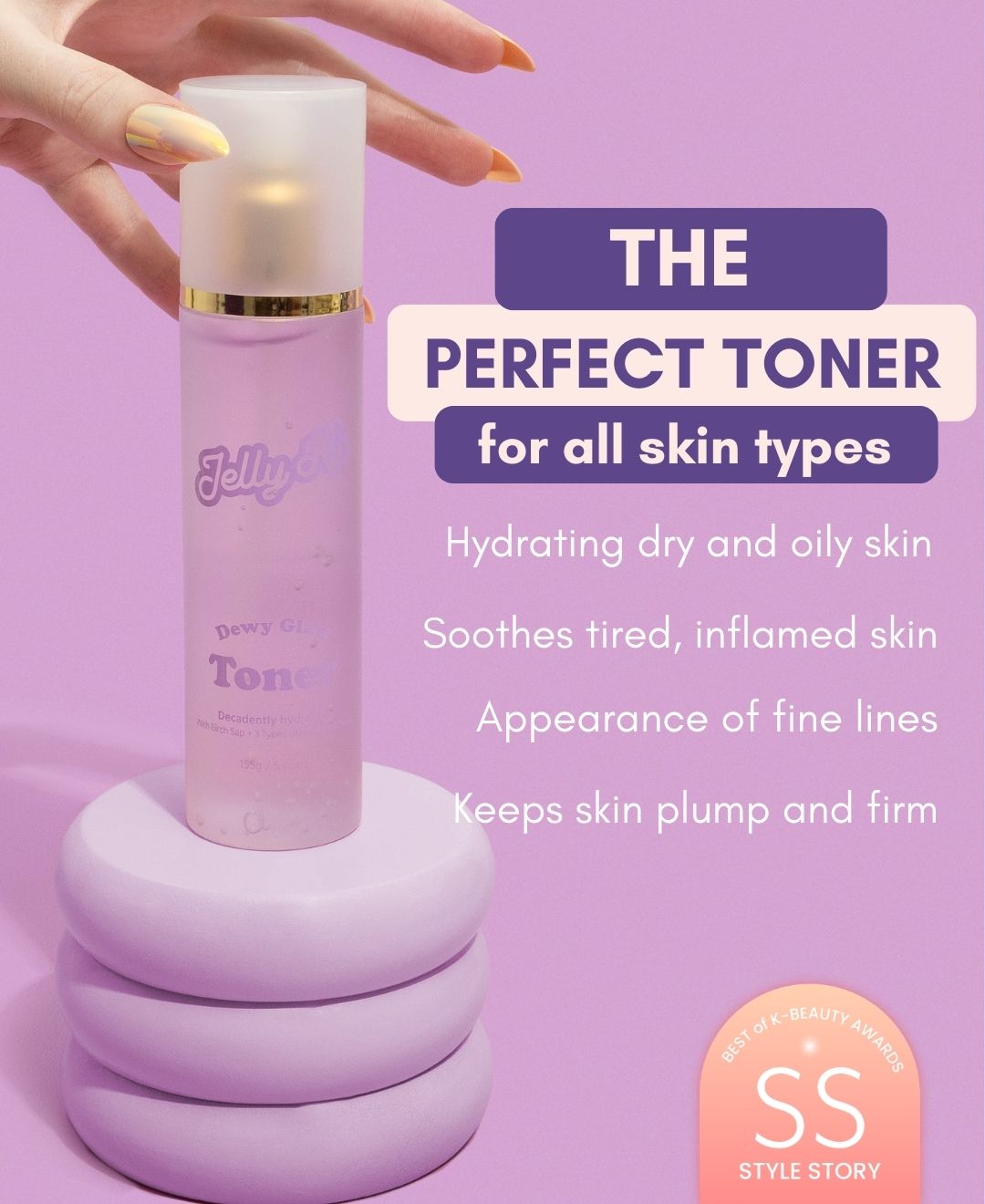 Jelly Ko Dewy Glaze Korean Serum Toner