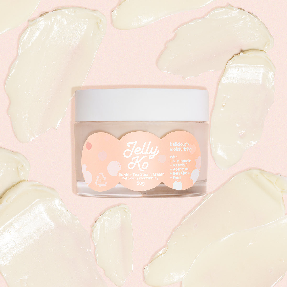 Jelly Ko Bubble Tea Steam Cream