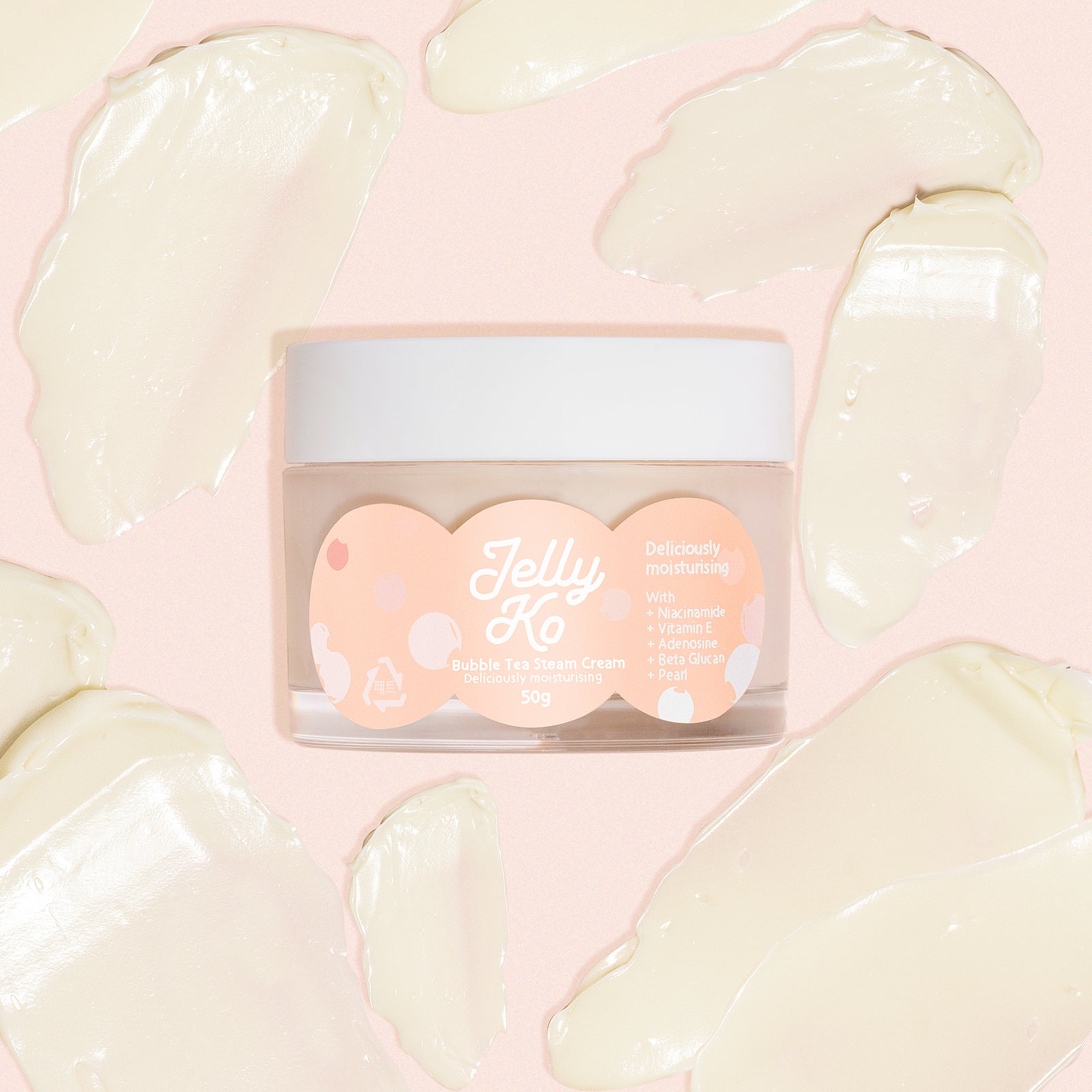 Jelly Ko Bubble Tea Steam Cream