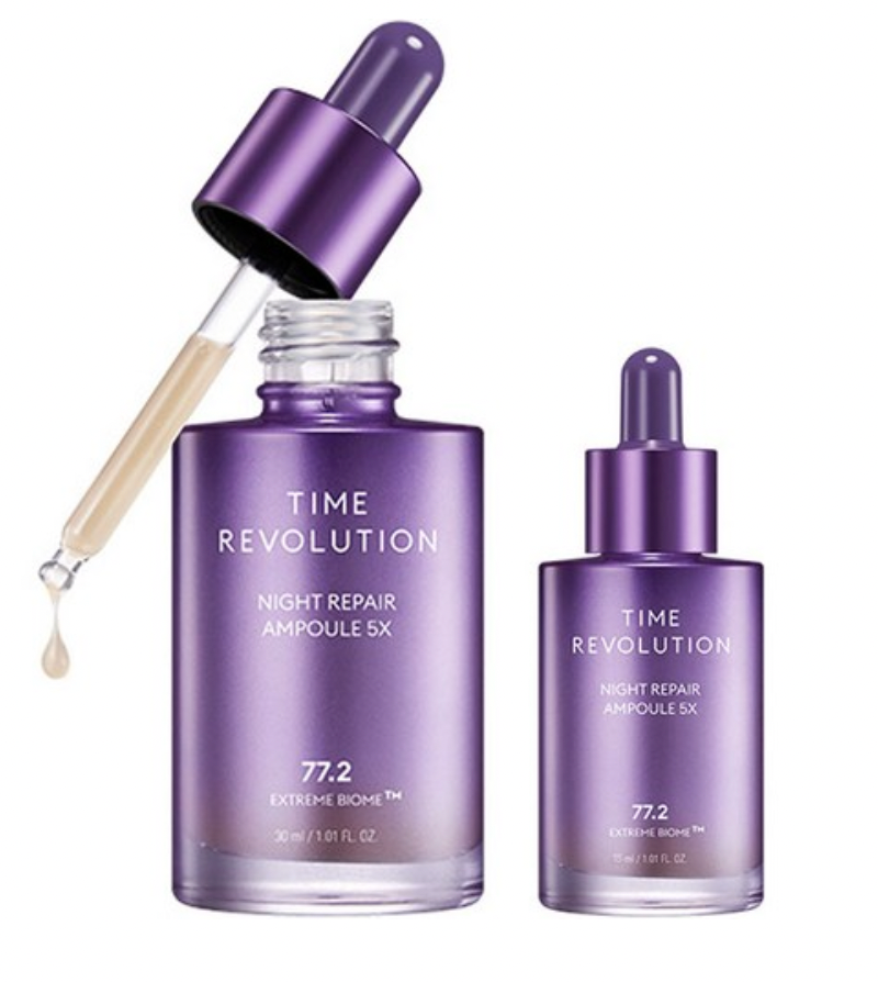 Missha Time Revolution Night Repair Ampoule 5x 30ml and 15ml